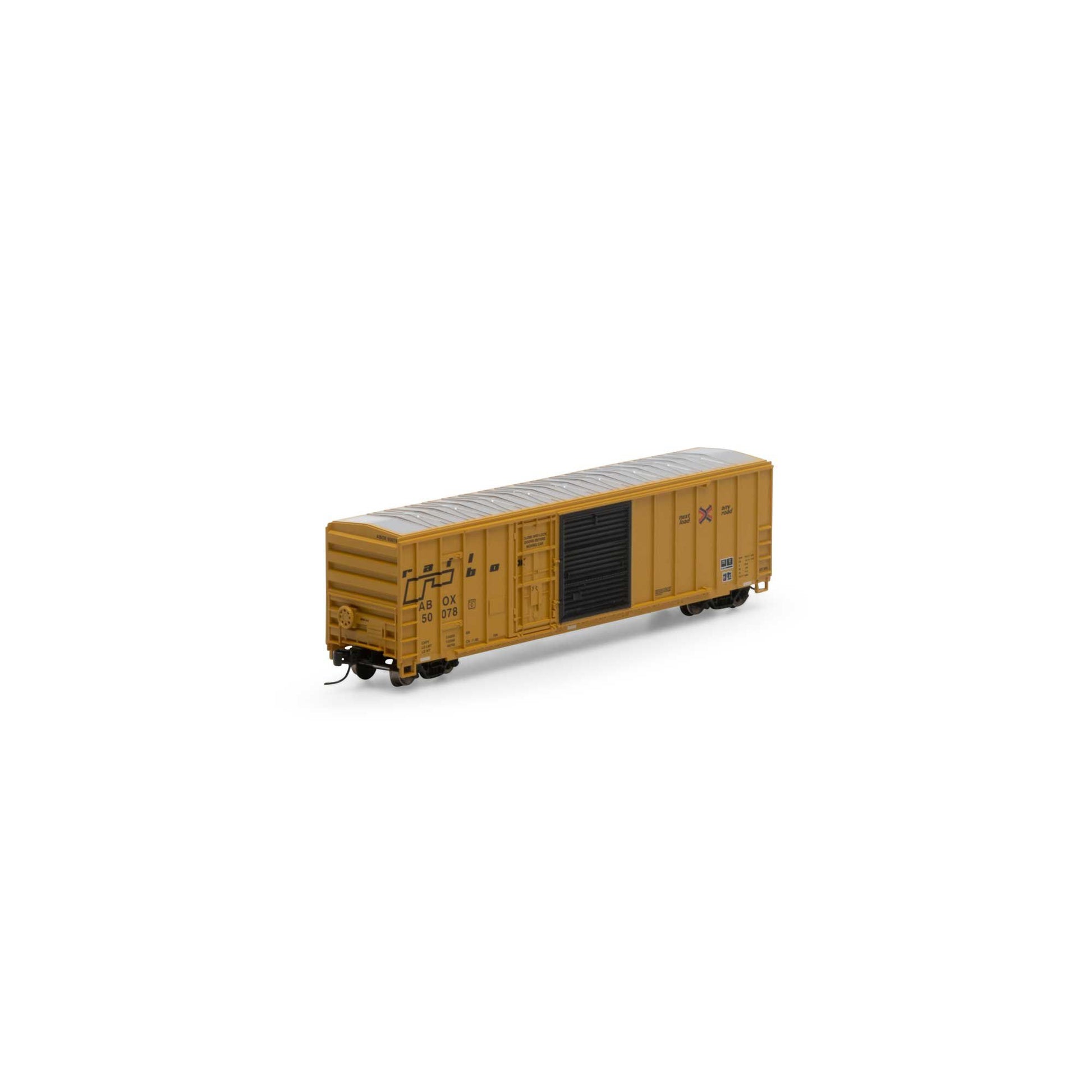 Athearn ATH24586 N Scale Railbox 50' FMC Ex-Post Combo Door Box Car #50078
