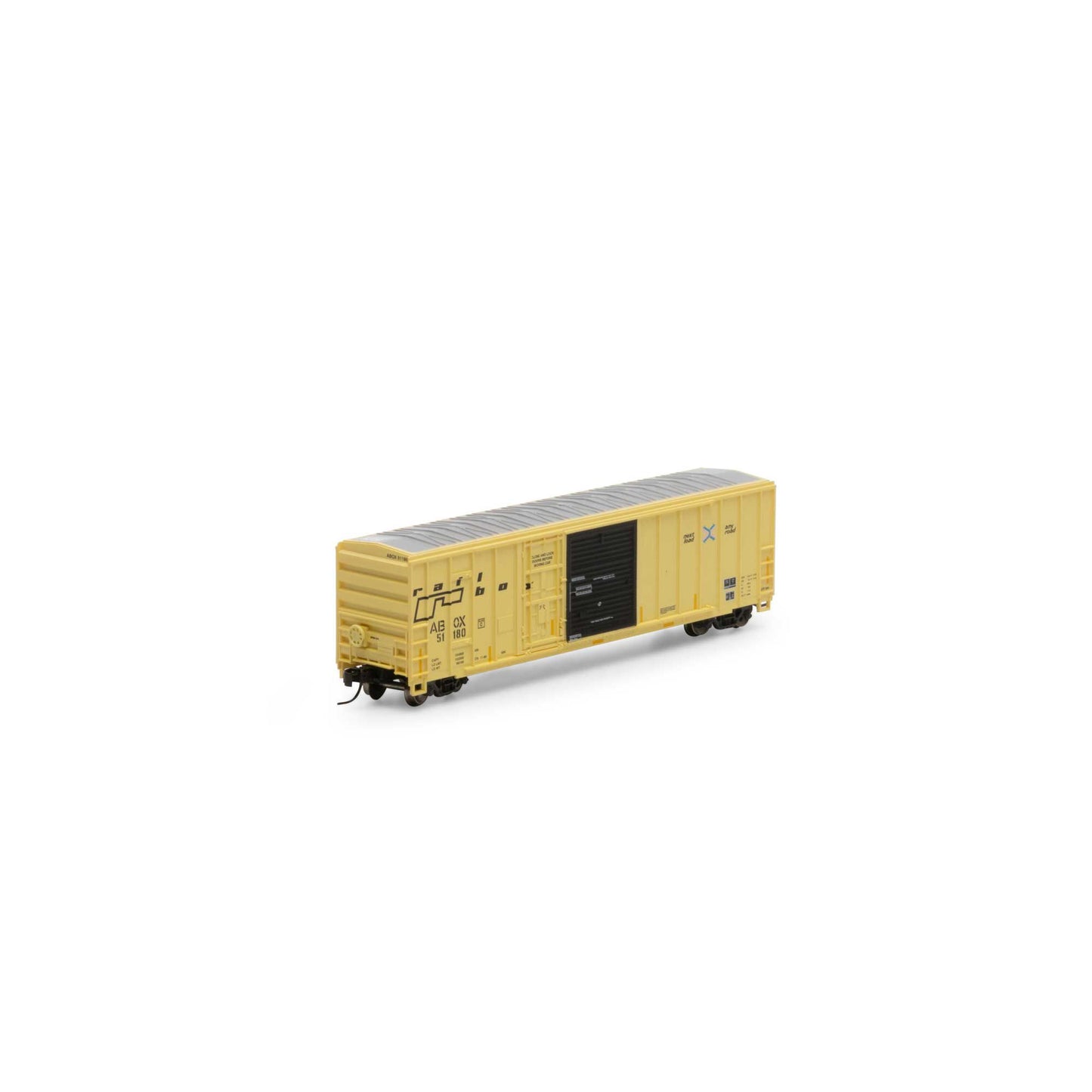 Athearn 24588 N Scale Railbox 50' FMC Exterior Post Combo Door Box Car #51180