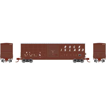 Athearn 25388 N Rock Island 50' Waffle Side Boxcar #36134
