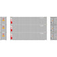 Athearn 27037 HO Sealand 45' Container (Pack of 3)