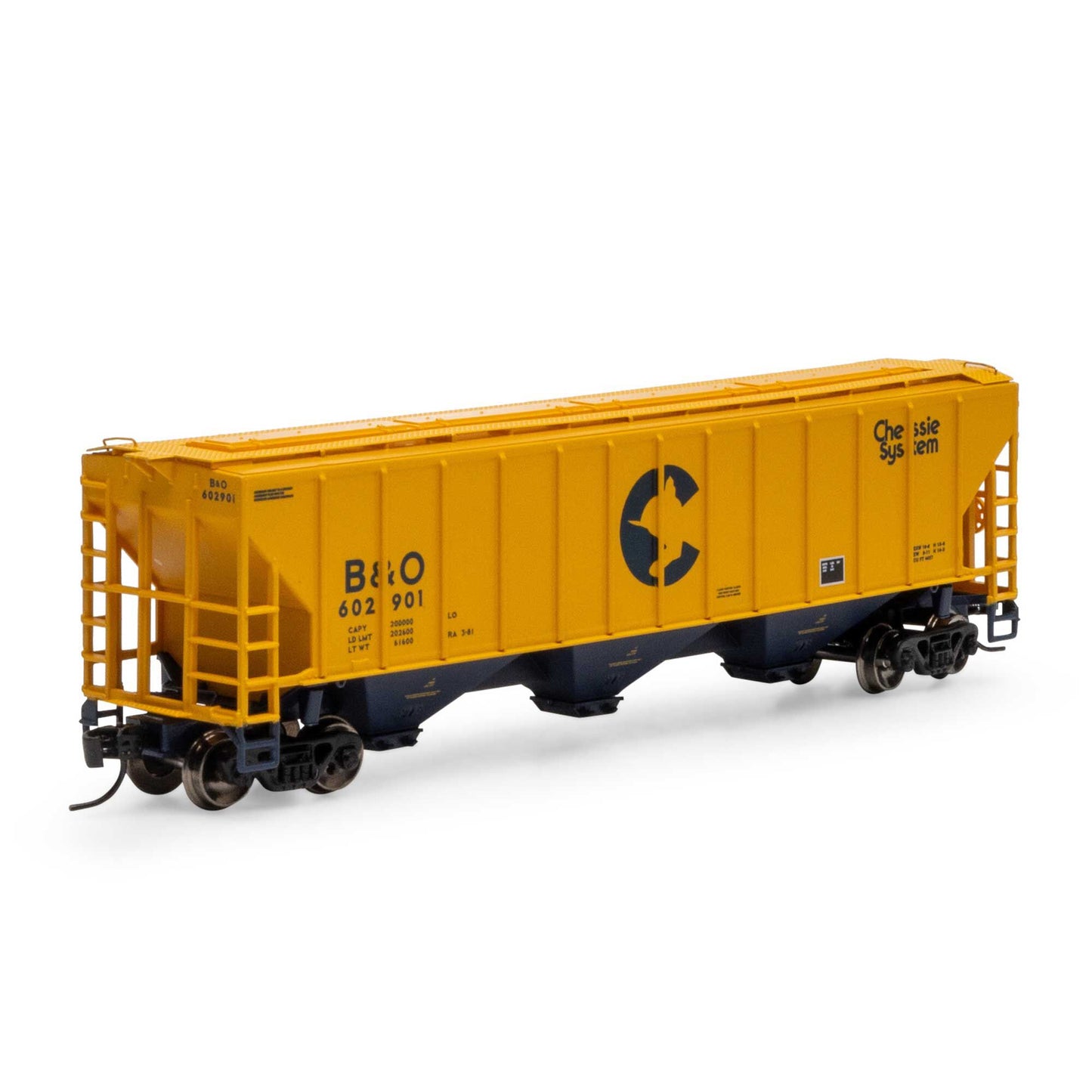 Athearn 27404 N Baltimore & Ohio PS 4427 Covered Hopper #602901