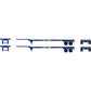 Athearn 28838 HO NYK 45' Container Chassis Ready-To-Run (Set of 2)