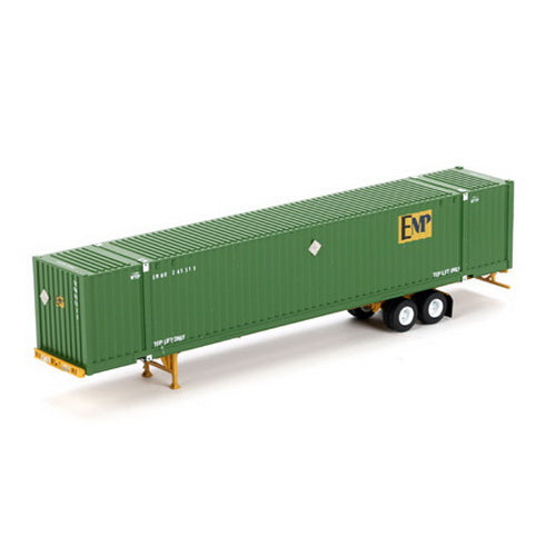 Athearn 28964 HO RTR EMP Jindo Intermodal 53' Container W/Chassis