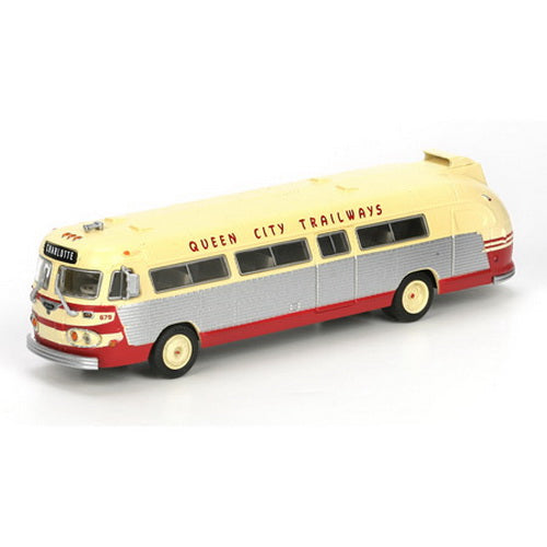 Athearn 29022 HO Charlotte Queen City Trailways Flxible Visicoach Bus - RTR