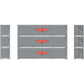 Athearn 63385 HO APL 40' Smooth Side Container #1 (Set of 3)