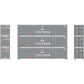 Athearn 63389 HO USLU 40' Smooth Side Container #1 (Set of 3)