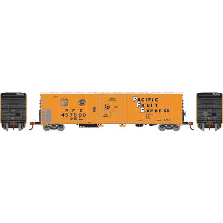 Athearn 71047 HO Scale Pacific Fruit Express RTR 57' Mechanical Reefer # 457500