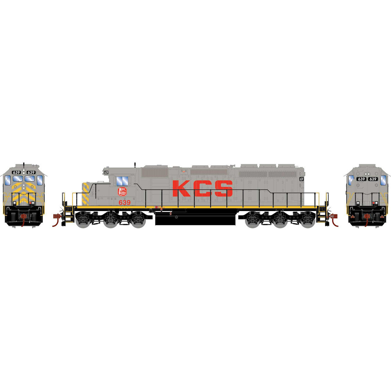 Athearn 72088 HO Scale KCS RTR SD40-2 Diesel Locomotive #639 MT/Box