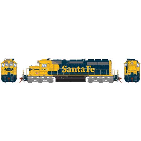 Athearn 72149 HO Atchison Topeka Santa Fe SD40u Diesel Locomotive #5007 w/DCC