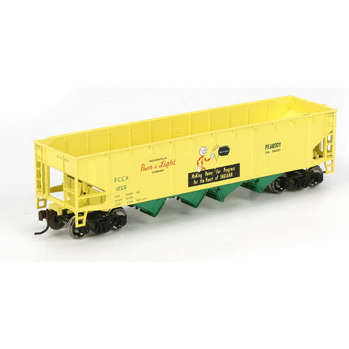 Athearn 72705 HO PCCX RTR 40'' 4-Bay Offset Hopper w/Load