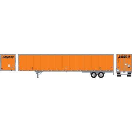Athearn 72730 HO Schneider 53' Wabash Duraplate Trailer RTR #2