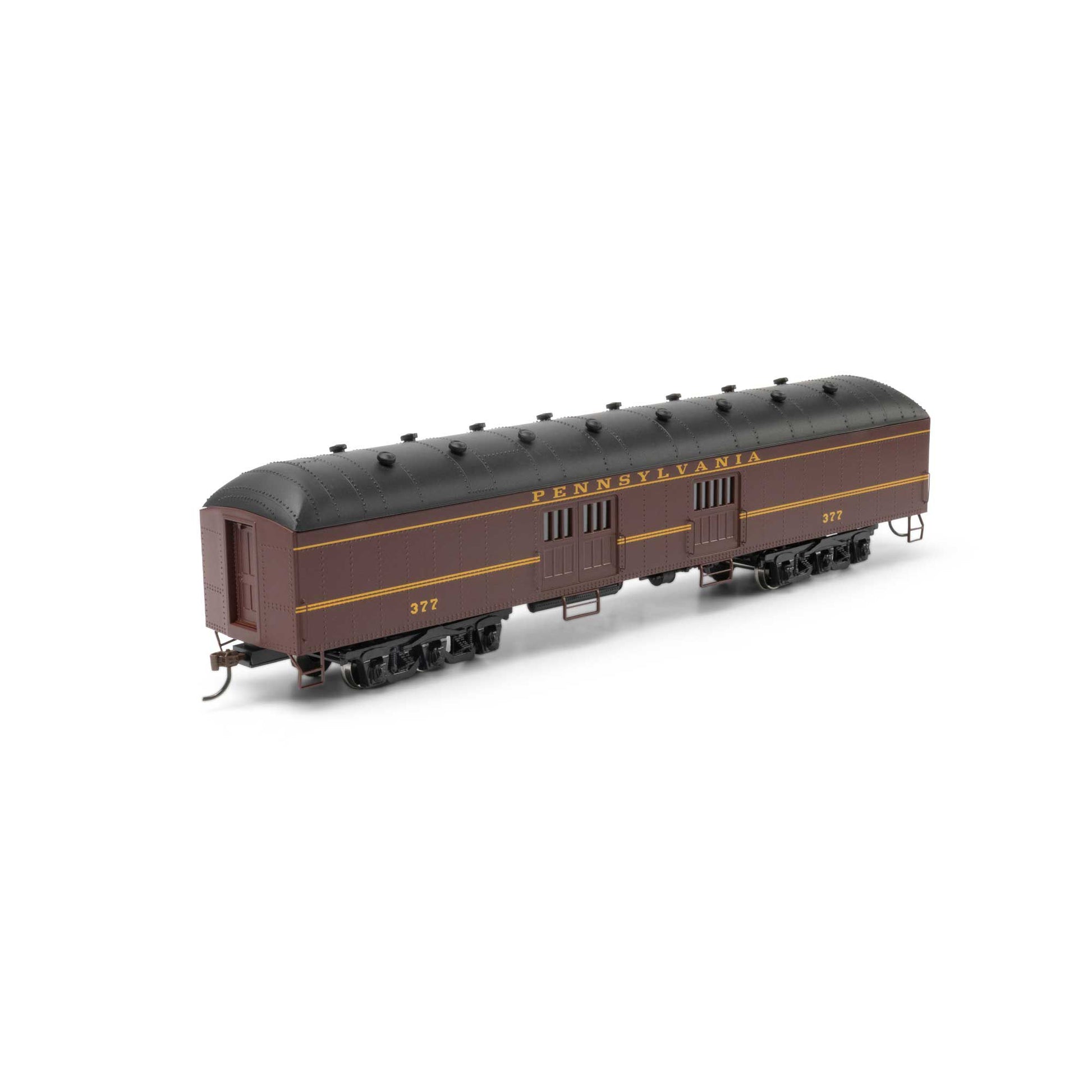Athearn 73028 HO Pennsylvania Railroad Arch Roof Baggage Ready-To-Run #377