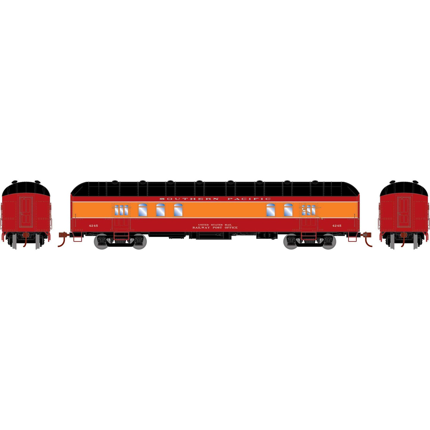 Athearn 73035 HO Southern Pacific Arch Roof RPO Ready-To-Run #4245