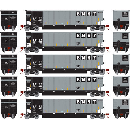 Athearn 79631 HO Burlington Northern Santa Fe Bethgon Coalporter w/ Load #2 (5)