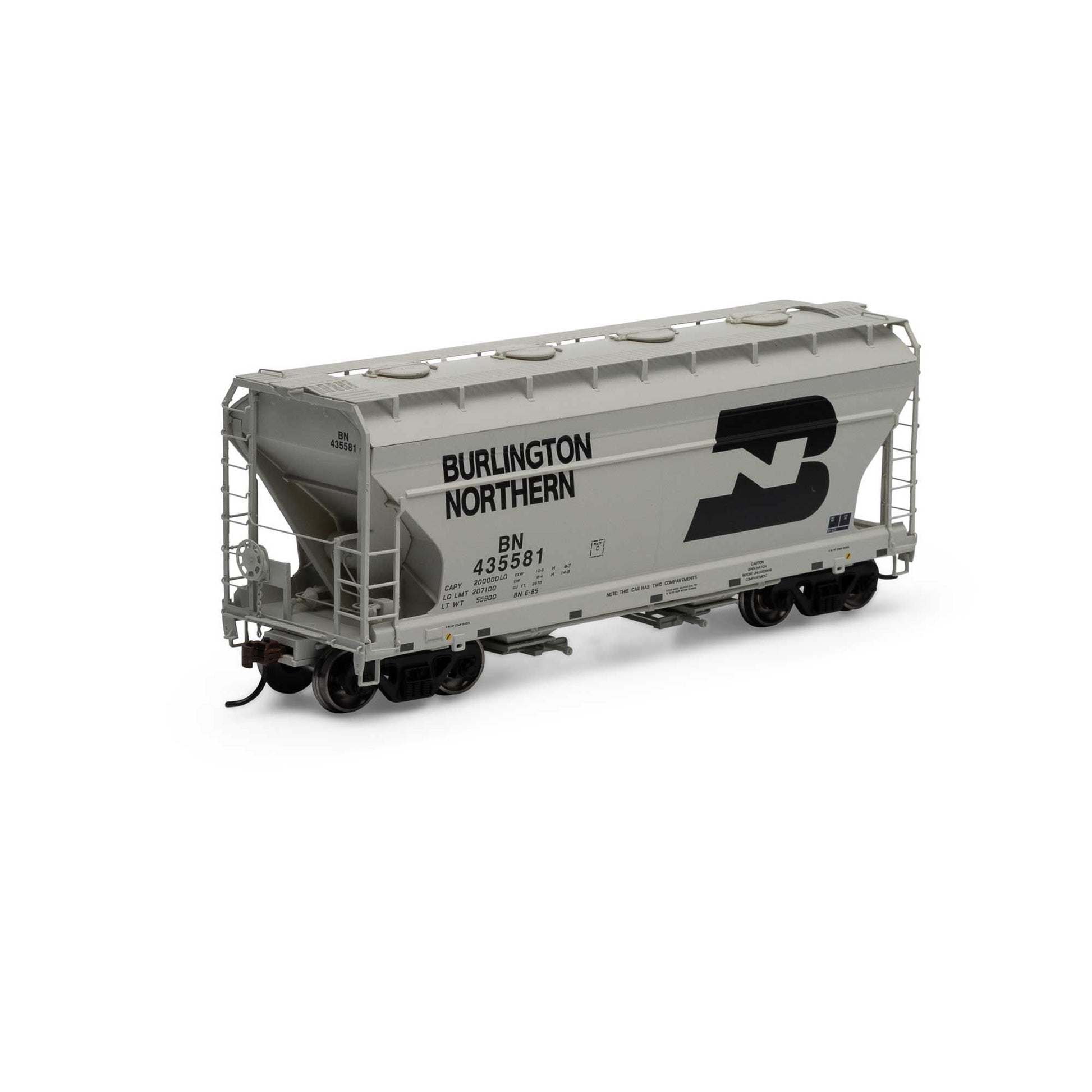 Athearn 81060 HO Burlington Northern ACF 2970 Covered Hopper #435581 LN/Box