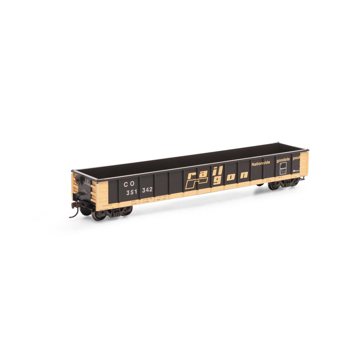 Athearn 8179 HO Chesapeake & Ohio 52' Mill Gondola #351342 NIB