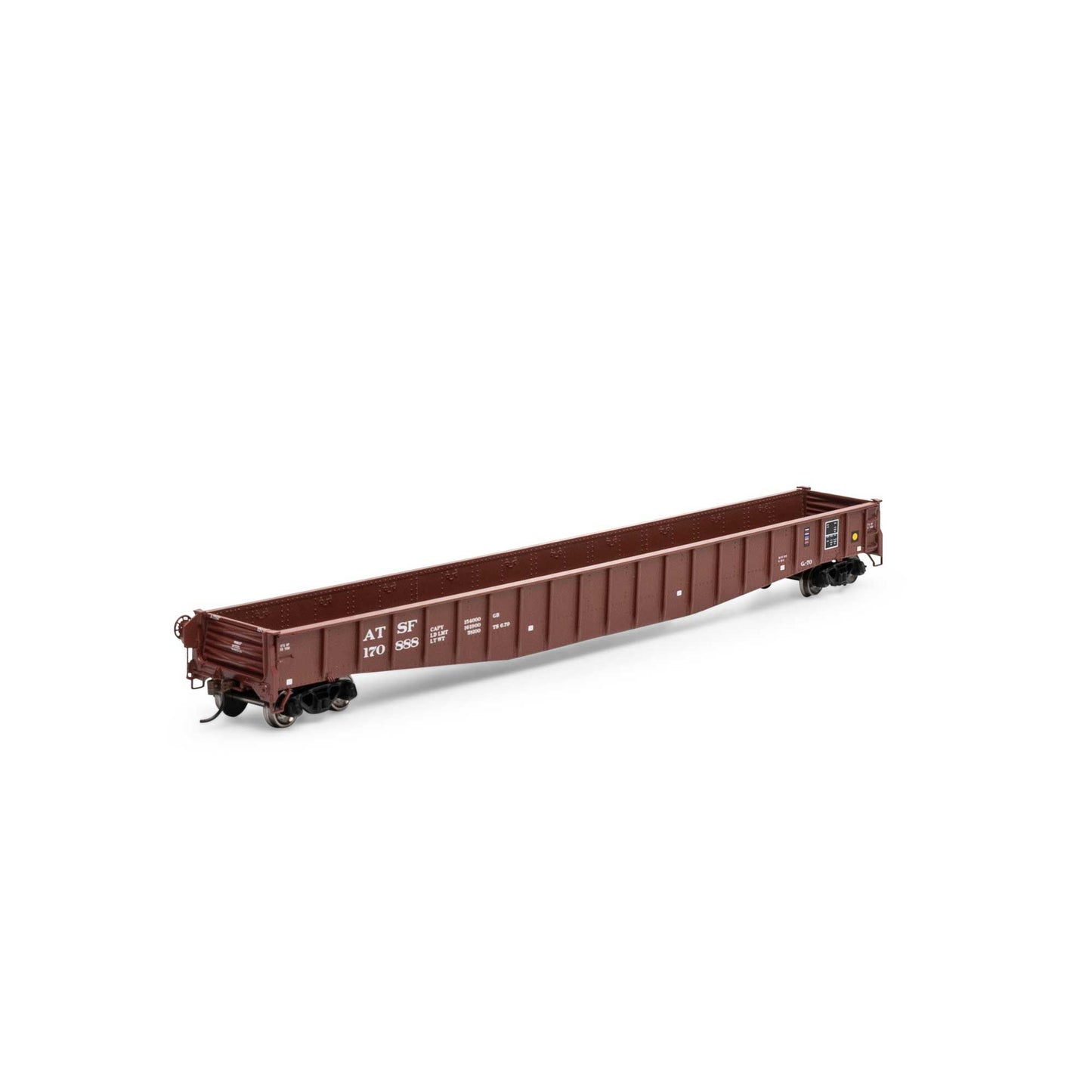Athearn 82964 HO ATSF 65'6" Mill Gondola Ready-To-Run #170888