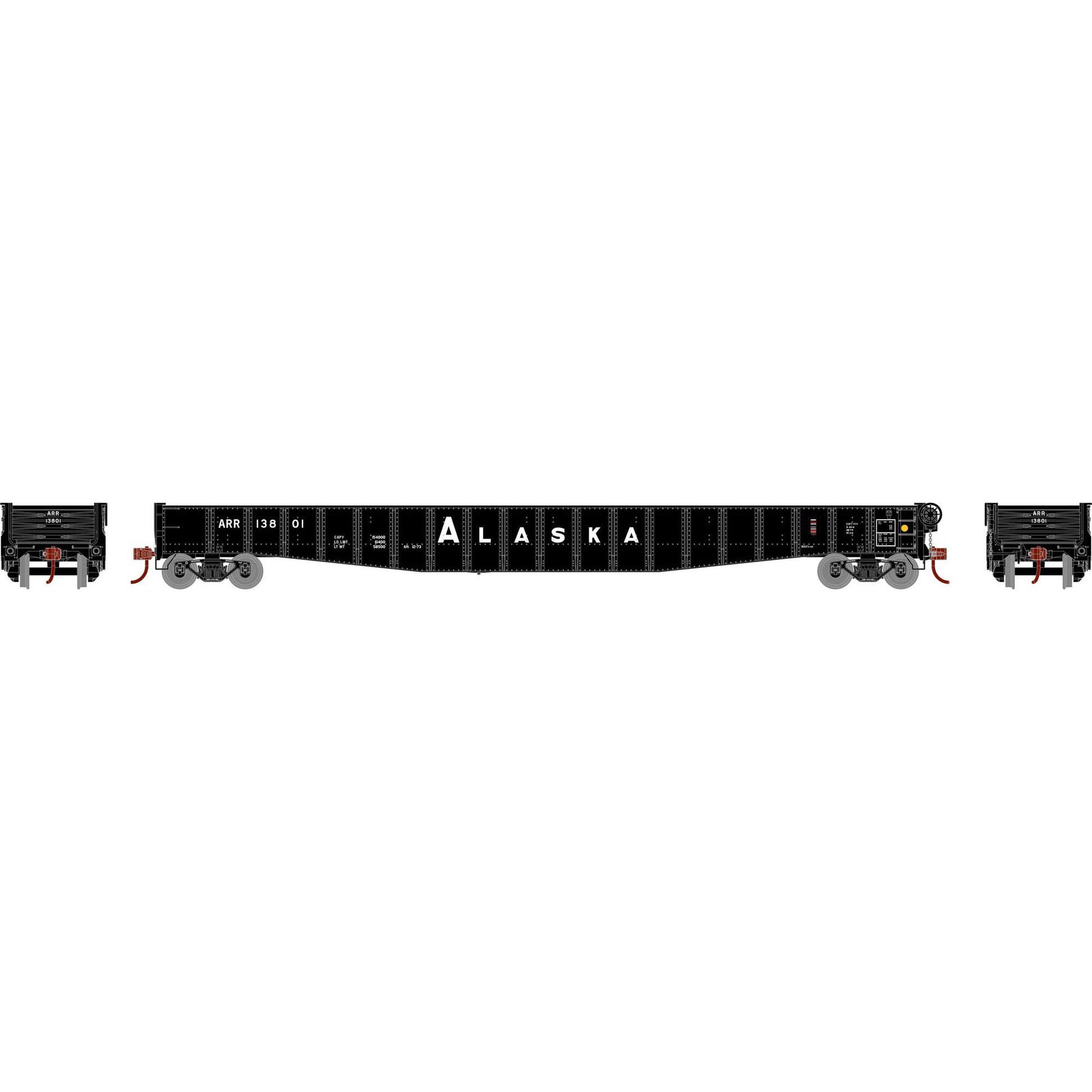 Athearn 82965 HO Alaska Railroad 65'6
