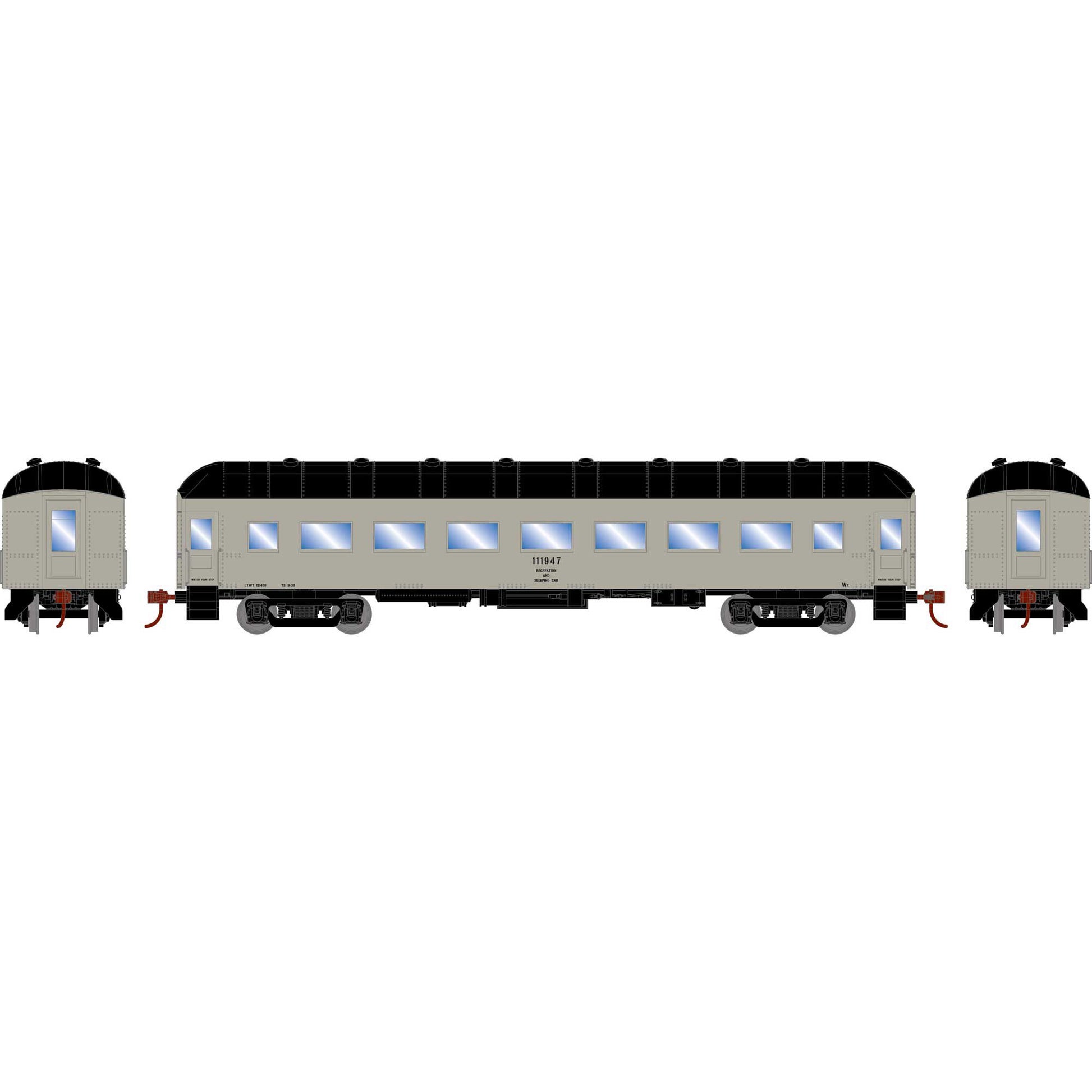 Athearn 86615 HO MOW Arch Roof Coach Ready-To-Run #111947