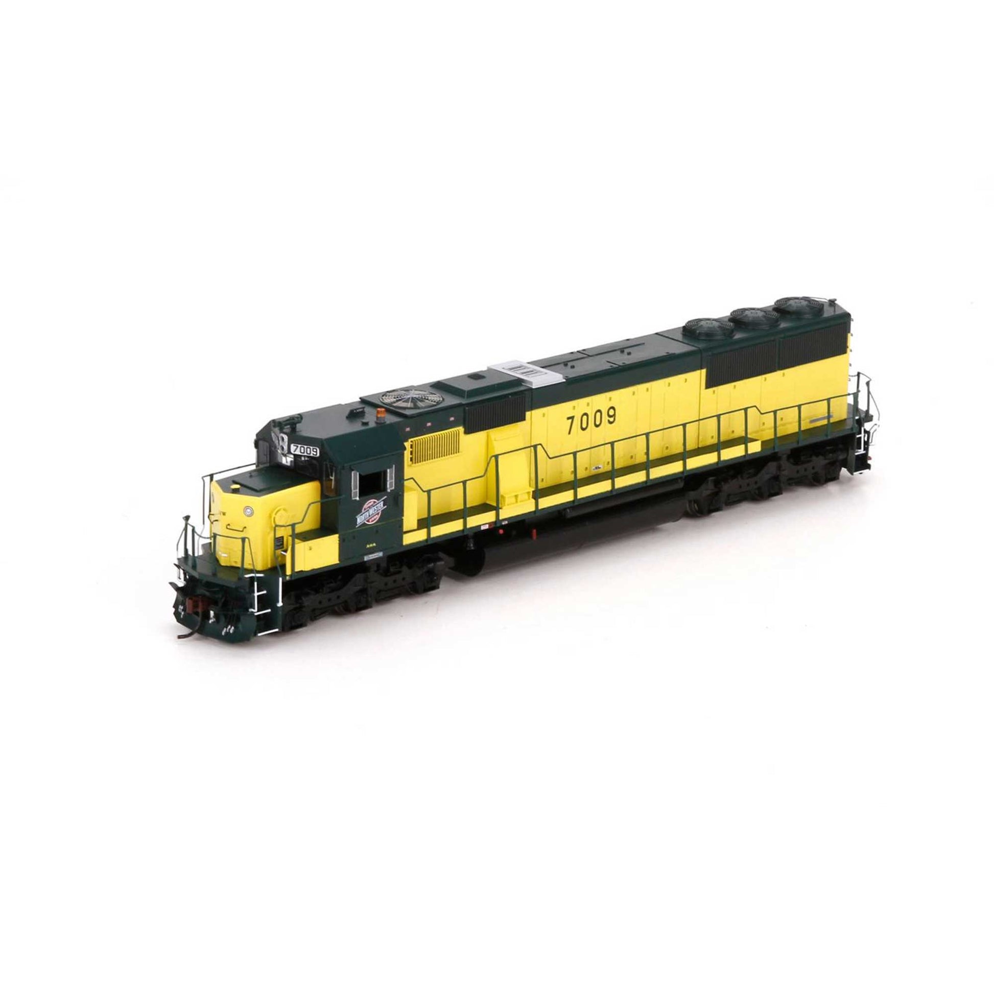 Athearn 86946 HO C&NW/Zito Yellow RTR SD50 Diesel Locomotive #7009 w/DCC & Sound