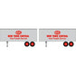 Athearn 92486 HO New York Central 25' Trailers #322, 367