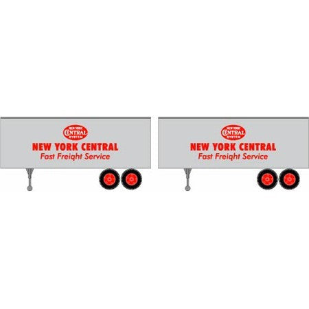 Athearn 92486 HO New York Central 25' Trailers #322, 367