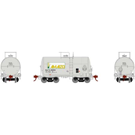 Athearn 97029 HO NATX/Amazio 30' NACC 8,000 Gallon Tank Car RTR #10855 LN/Box