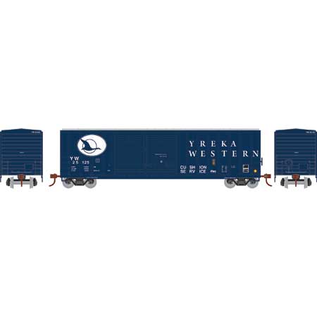Athearn 98517 HO Yreka Western 50' FMC Offset Double Door Boxcar #25125