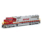 Athearn G62213 HO Scale BNSF/Warbonnet SD75I Diesel Locomotive #8284