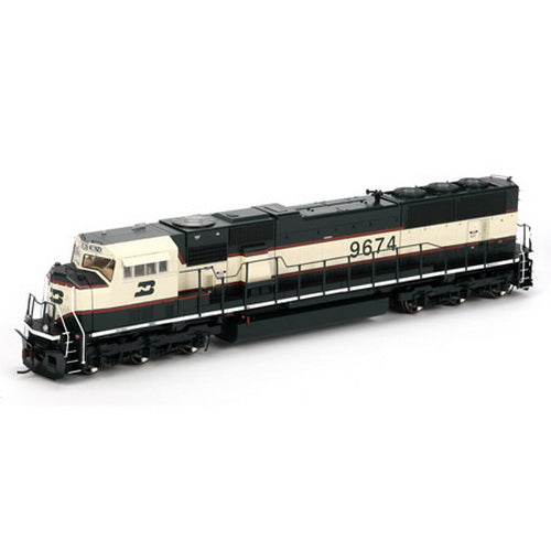 Athearn G64767 HO Burlington Northern/Executive SD70MAC Diesel Locomotive #9674