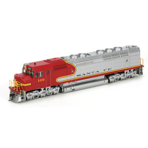 Athearn G67663 HO Santa Fe/Superchief FP45 Diesel Locomotive w/DCC & Sound #106
