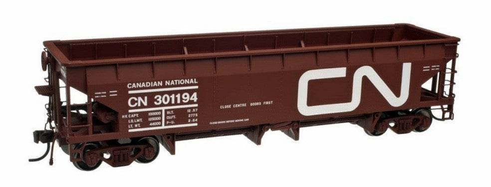 Atlas 20002822 HO Canadian National 70-Ton Hart Ballast Cars (Pack of 3)