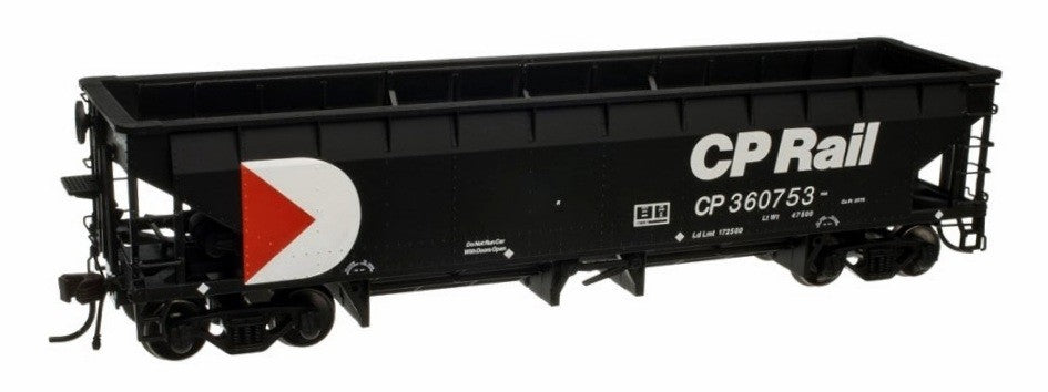 Atlas 20002825 HO Canadian Pacific 70-Ton Hart Ballast Cars 3PK