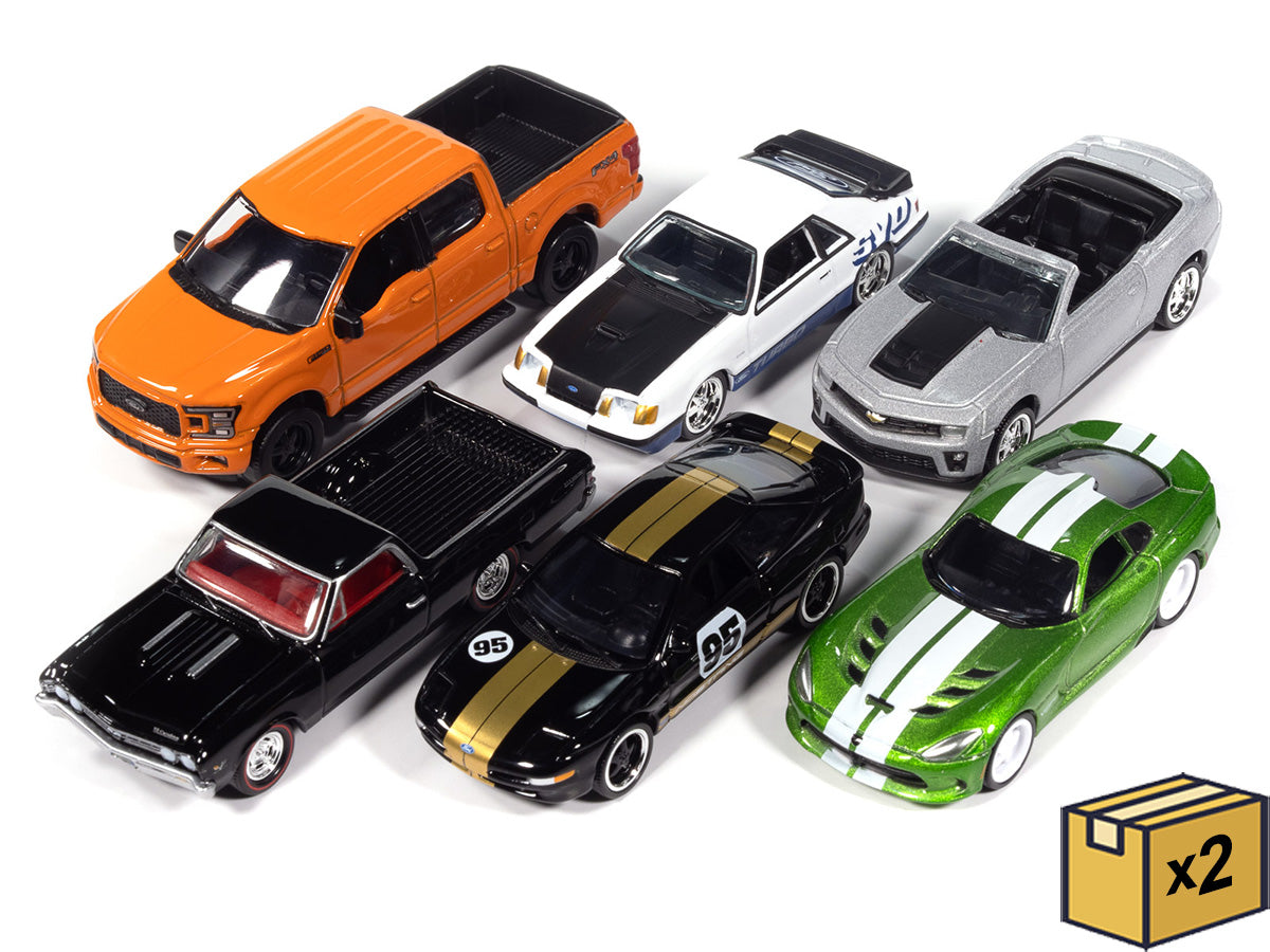 Auto World AW2PK008-B-CASE 1:64 Deluxe 2-Pack 2026 Release 1B (Set of 12)