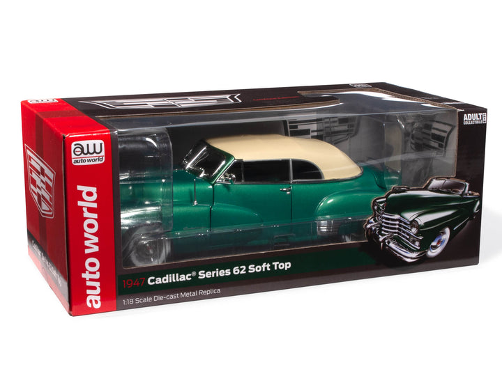Auto World AW315 1:18 1947 Cadillac Series 62 Cabriolet Diecast Car