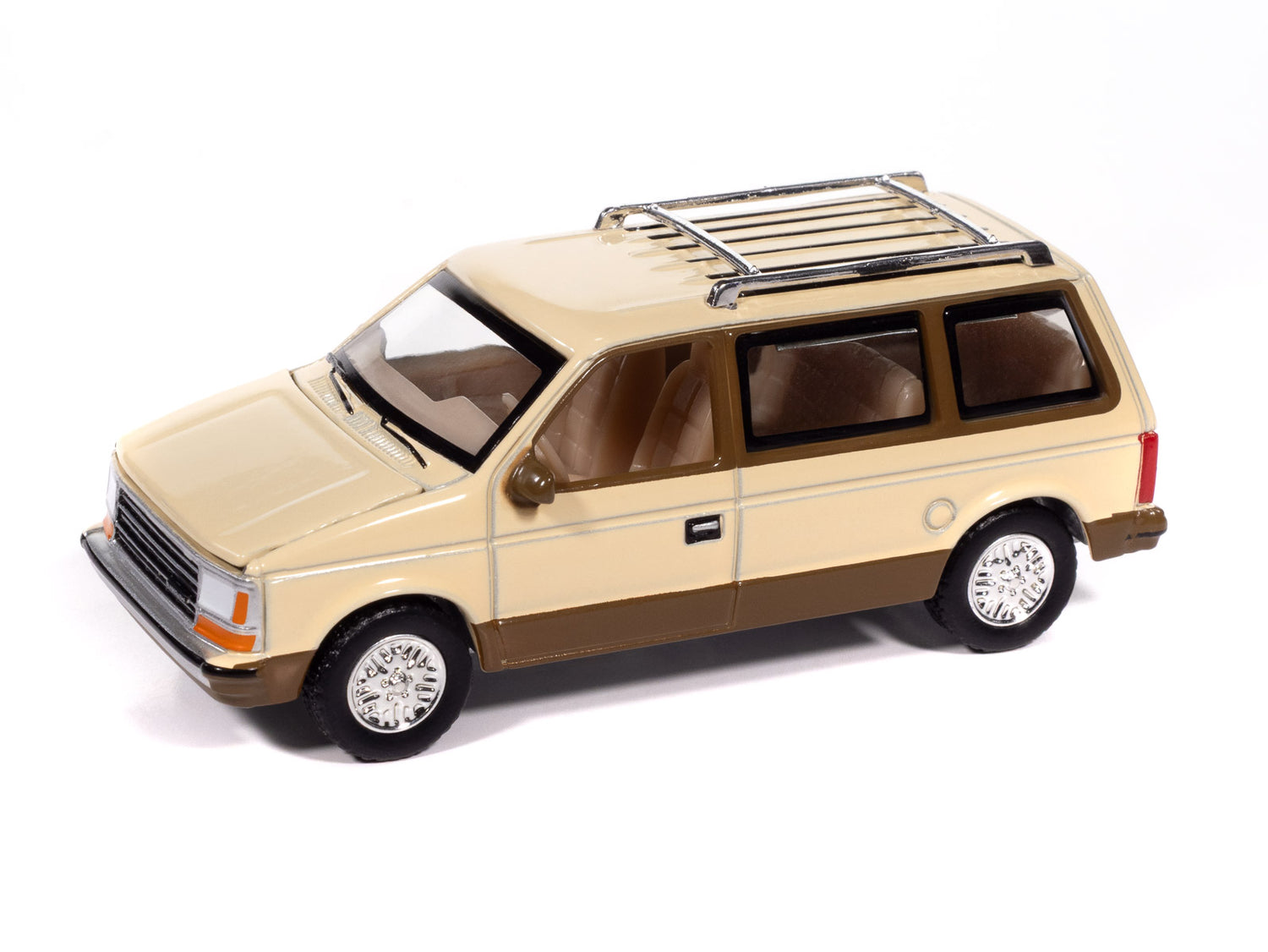 Auto World AWSP197-B-CASE 1:64 1987 Plymouth Voyager Diecast Model (Pack of 6)
