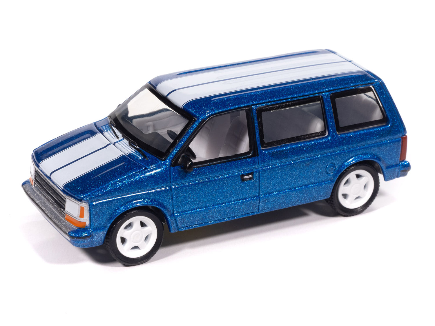 Auto World AWSP213-B-CASE 1:64 1989 Plymouth Voyager Turbo Diecast (Pack of 6)