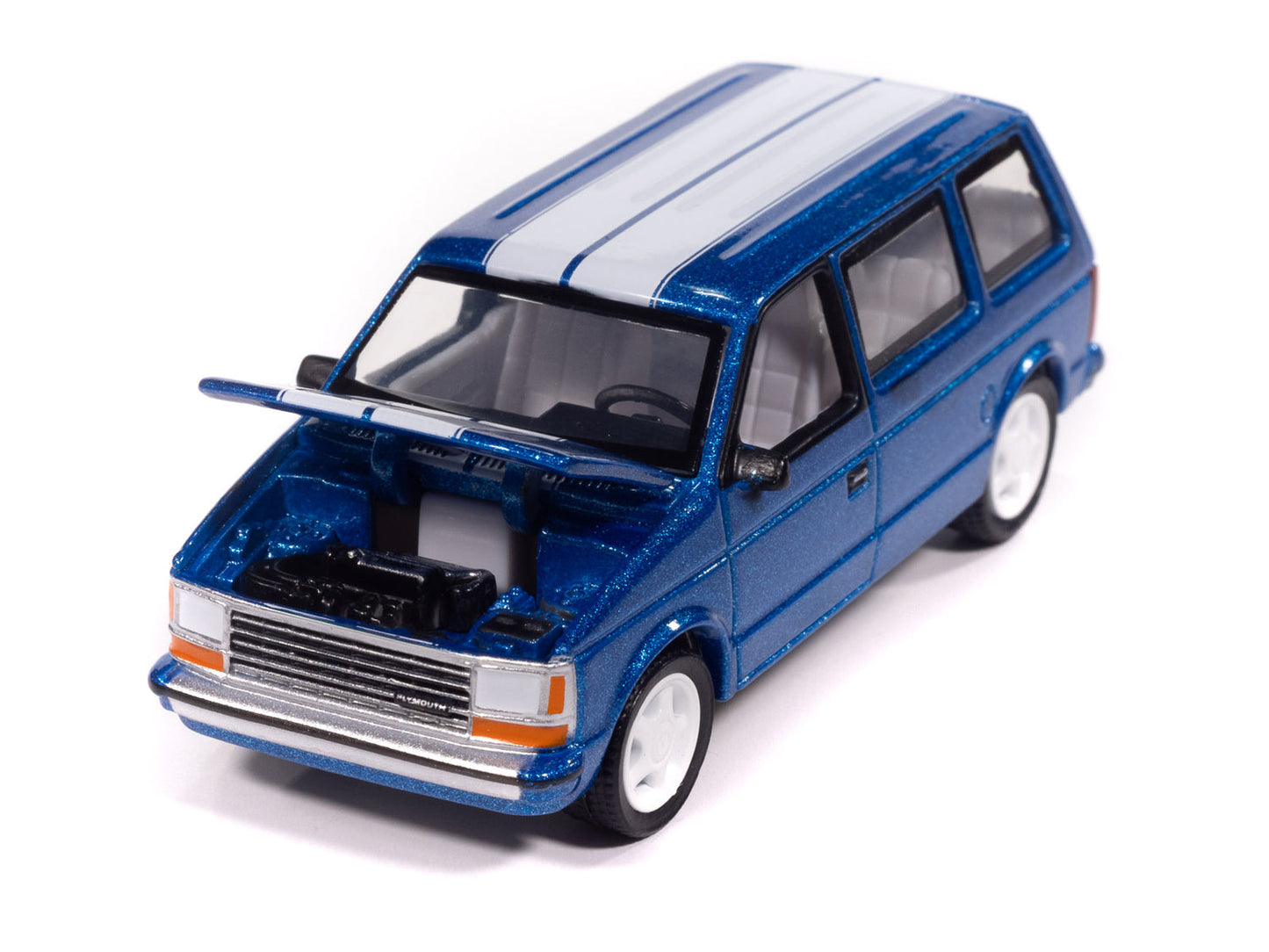 Auto World AWSP213-B-CASE 1:64 1989 Plymouth Voyager Turbo Diecast (Pack of 6)
