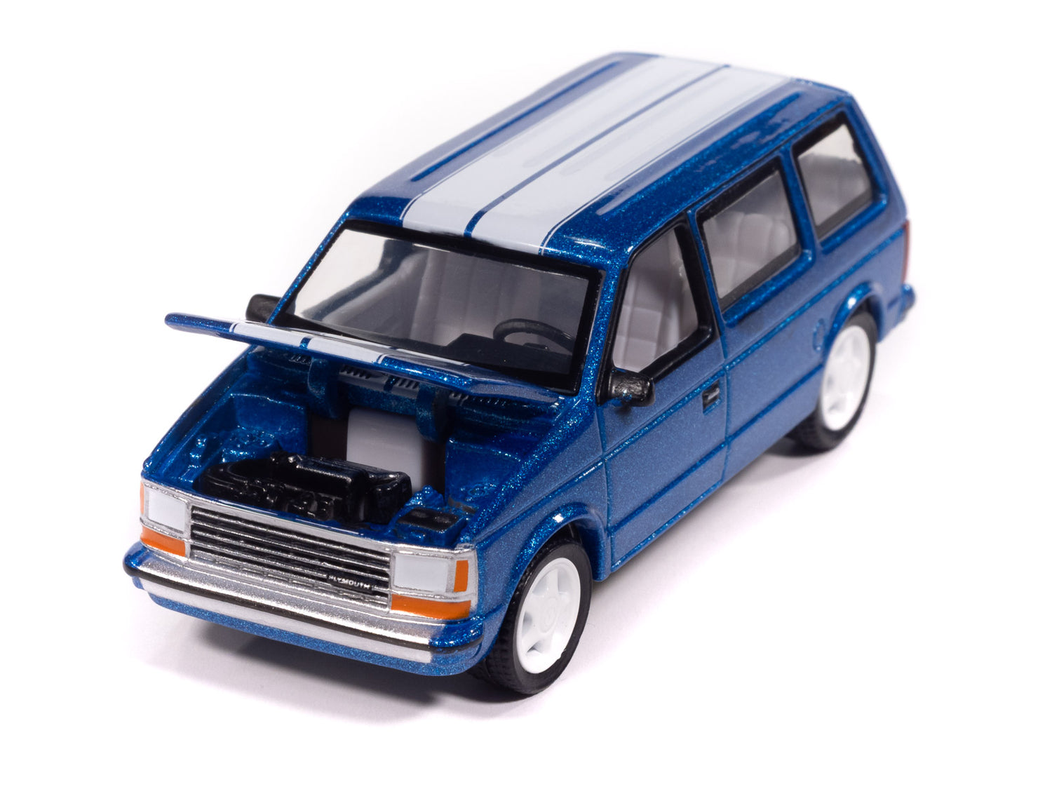 Auto World AWSP213-B-CASE 1:64 1989 Plymouth Voyager Turbo Diecast (Pack of 6)