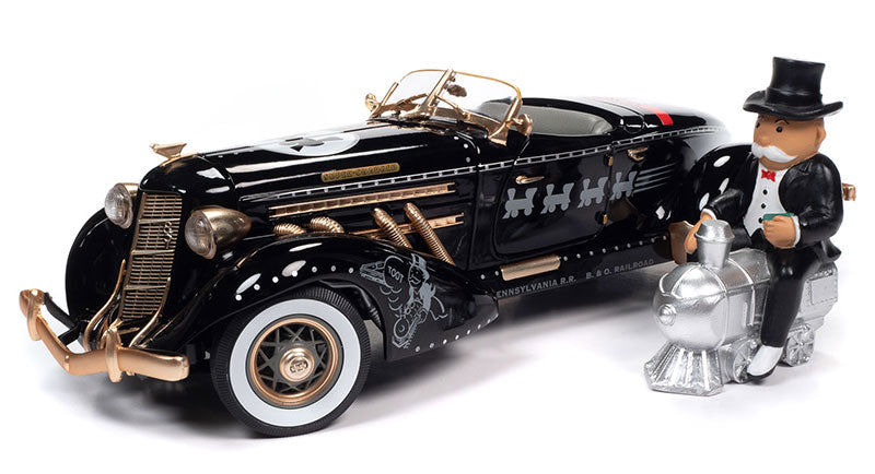 Auto World AWSS140 1:18 Monopoly - 1935 Auburn 851 Speedster Diecast Car