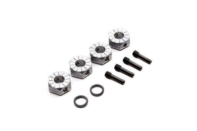 Axial AXI252011 SCX6 17mm Hex Set with Pins (Pack of 4)