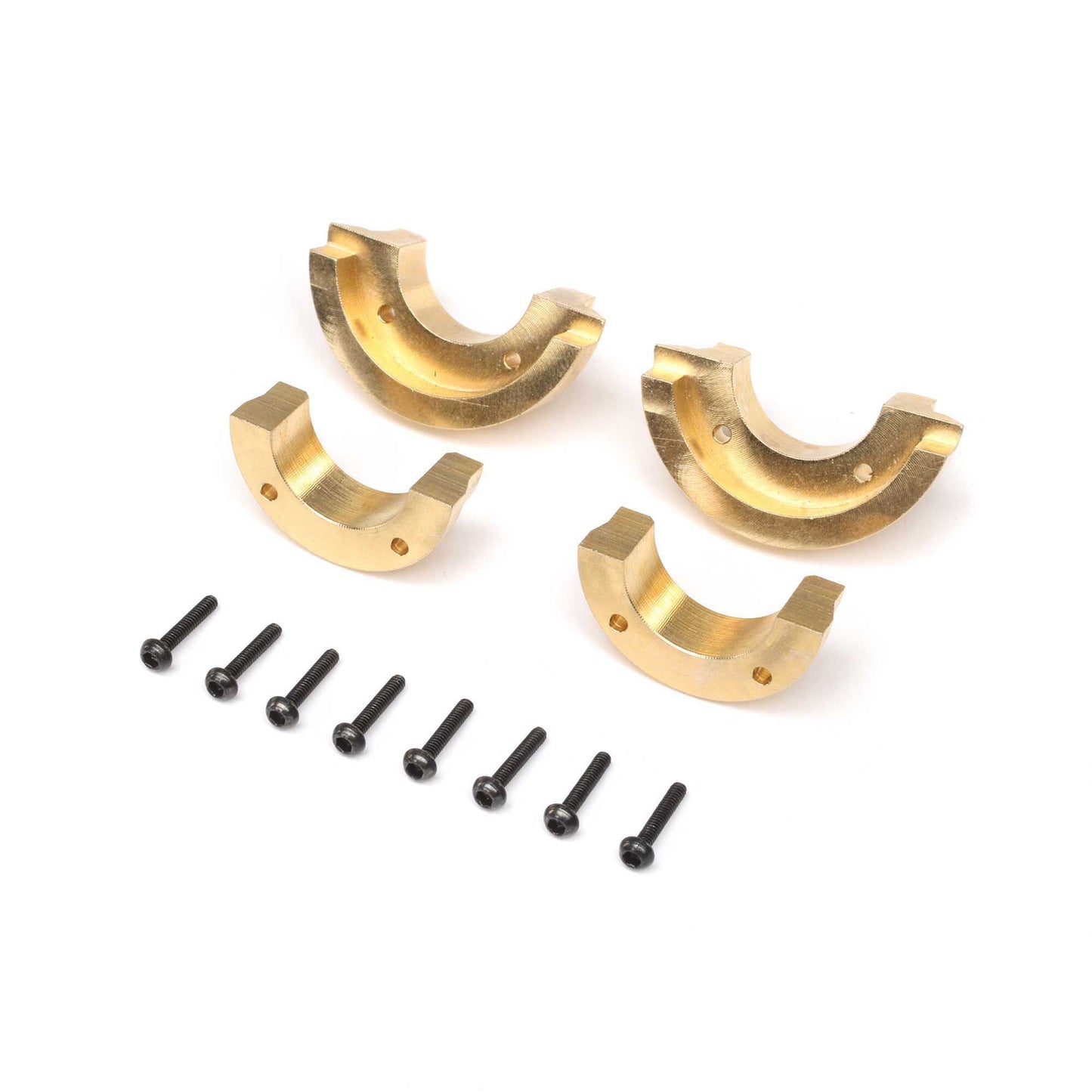 Axial AXI302004 SCX24, AX24 Brass Knuckle Weights (Pack of 4)