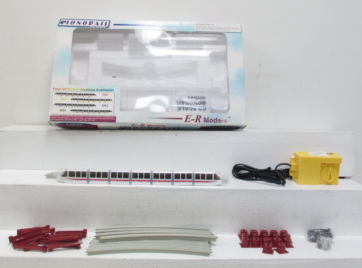E-R Models 040-4901 Monorail HO Gauge Electric Train Set LN/Box