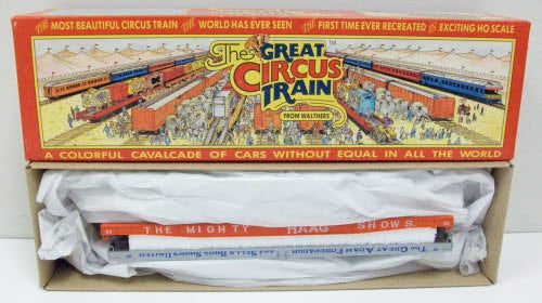 Walthers 1967D HO Great Circus Train Buffalo Bill & Mighty Haag Flatcar Kit
