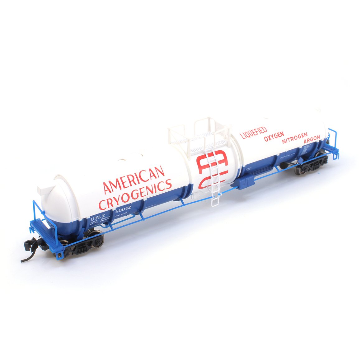 Broadway Limited 3824 N American Cryogenics Cryogenic Tank Car (Set of 2)