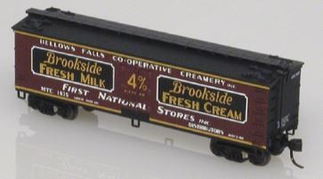 Atlas 41453 N Scale Brookside Creamery 40' Woodside Reefer #1835 NIB
