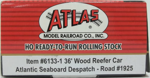 Atlas 6133-1 HO ASD 36' Wood Reefer #1925 NIB