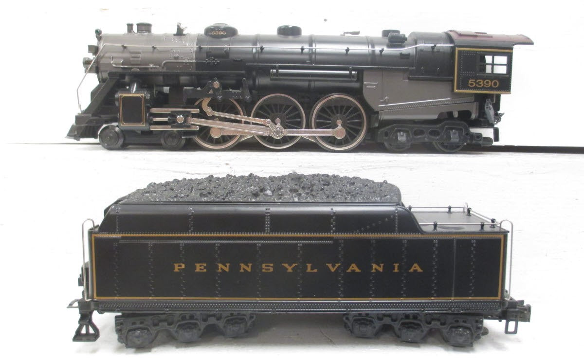 Williams HUD104 O Gauge PRR Die-Cast Hudson Steam Loco & Tender w/Whistle #5390 LN/Box