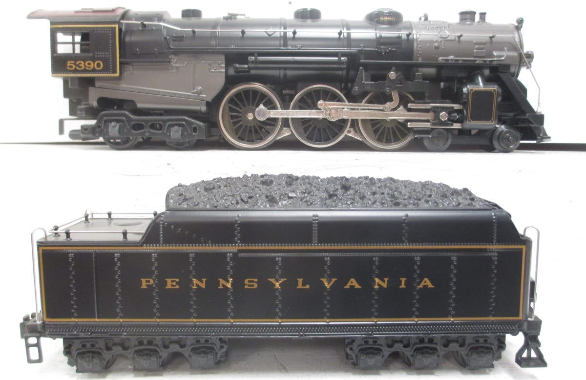 Williams HUD104 O Gauge PRR Die-Cast Hudson Steam Loco & Tender w/Whistle #5390 LN/Box