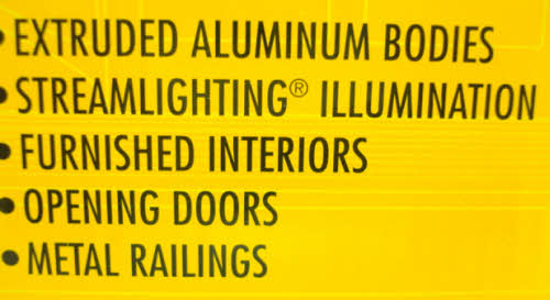 K-Line K4688F O Southern Pacific 21" Aluminum Passenger Cars (Set of 4) LN/Box